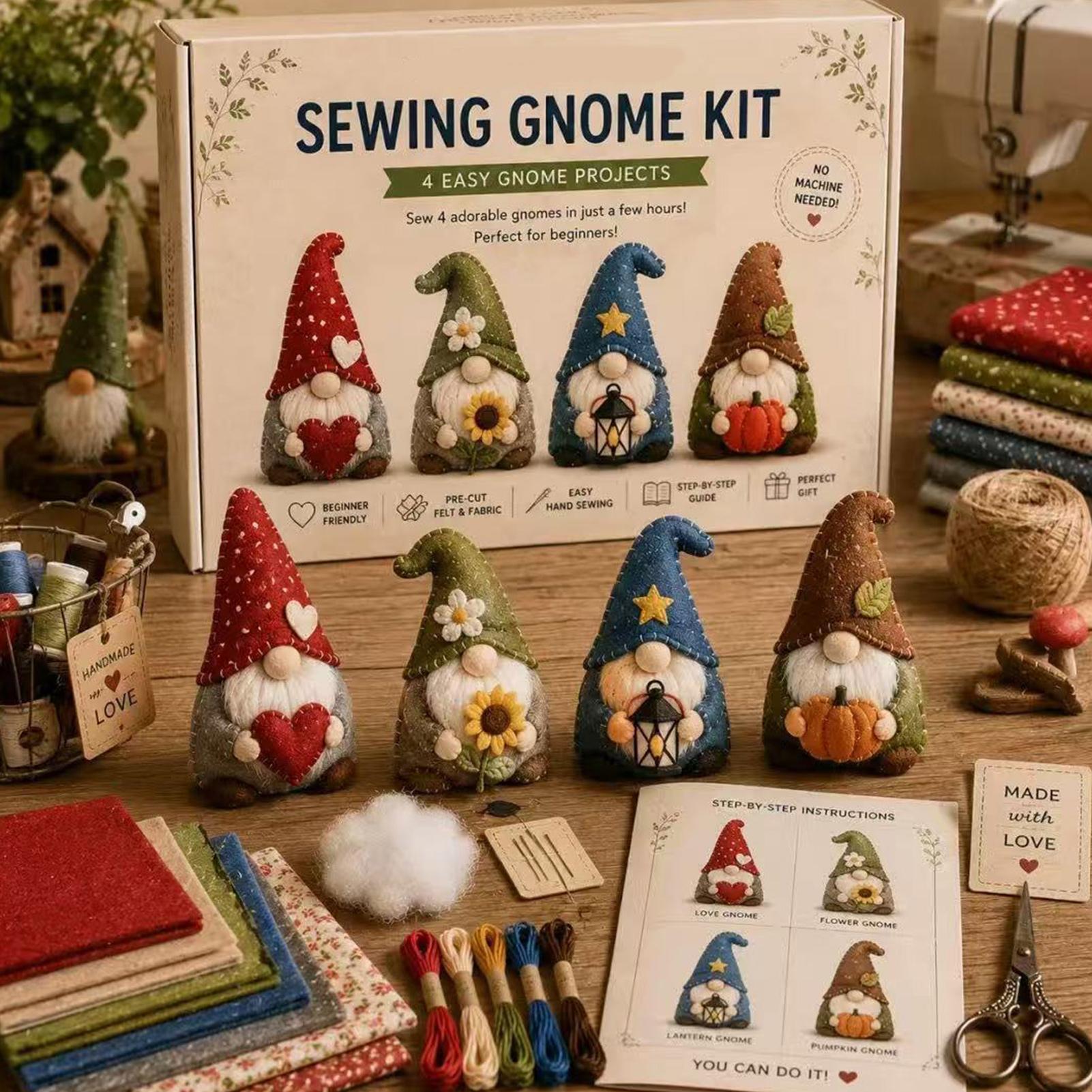 3D Bead Animal Kit Mini Gnome  - Embroidery Paper incelemesi ve fiyatı