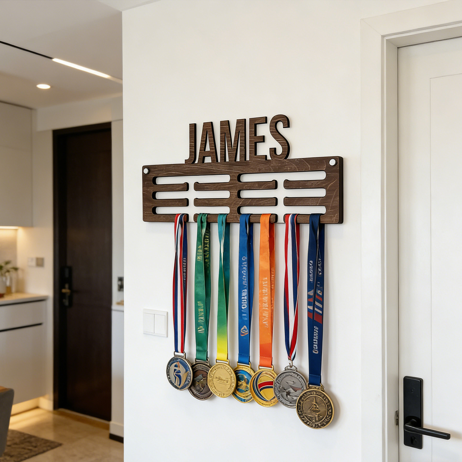 1pc Custom Modern Style Medal  - Frame Display Wood incelemesi ve fiyatı