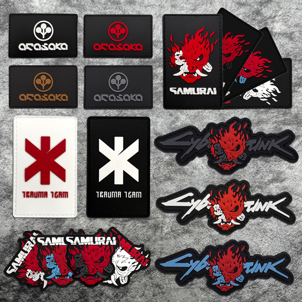 A Cyberpunk Pattern Pvc Patch, - Embroidery Effect incelemesi ve fiyatı