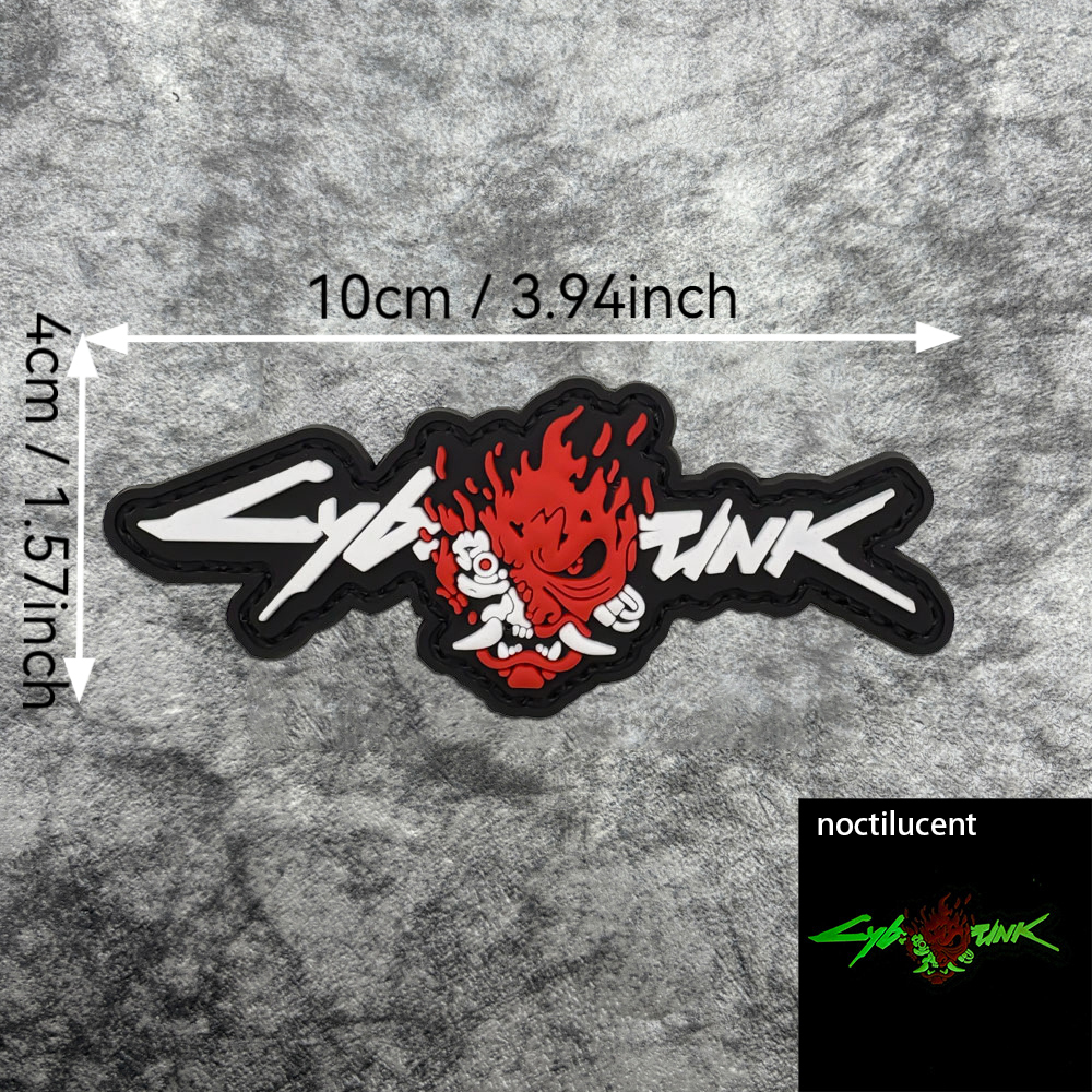 A Cyberpunk Pattern Pvc Patch, - Embroidery Effect incelemesi ve fiyatı