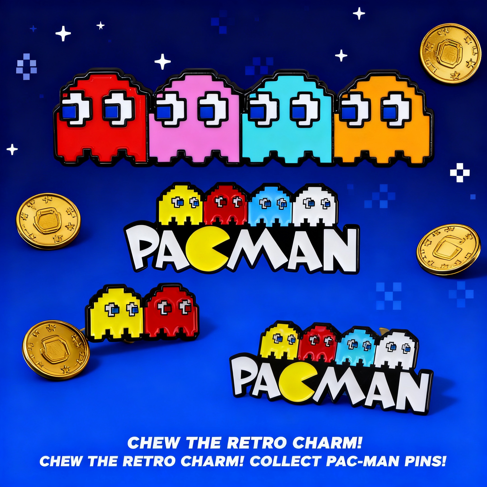 Pac-Man Game Brooch Pin Badge  - Embroidery Tulle incelemesi ve fiyatı