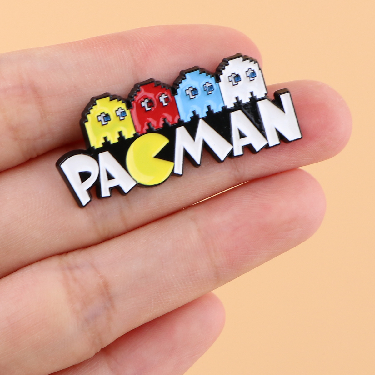 Pac-Man Game Brooch Pin Badge  - Embroidery Tulle incelemesi ve fiyatı