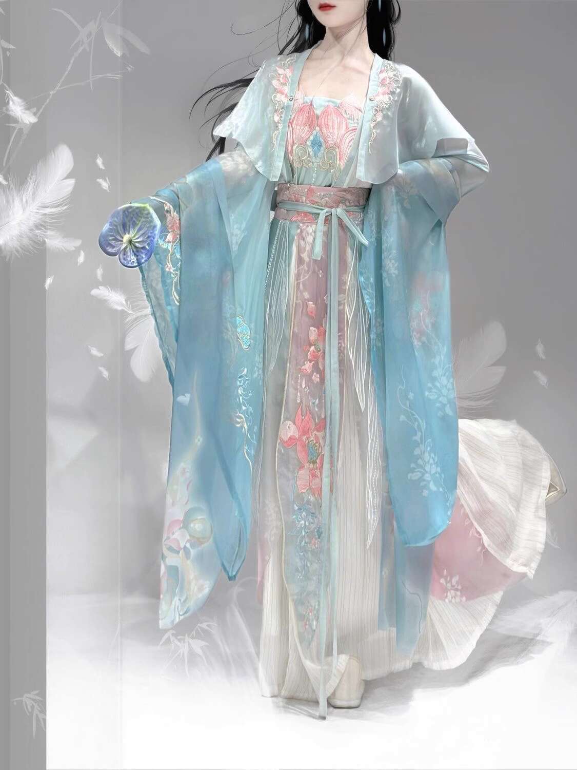 New Hanfu Wei Jinfeng Heavy In - Embroidery Knit incelemesi ve fiyatı