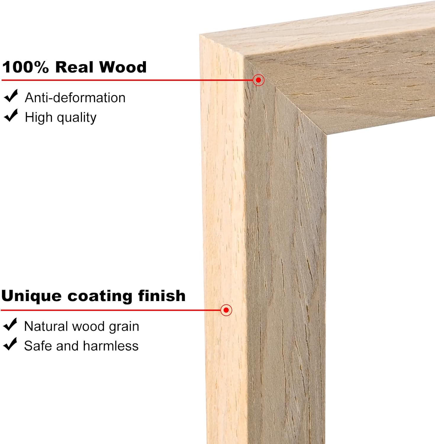 11x14 Picture Frame Natural So - Frame Display Wood incelemesi ve fiyatı