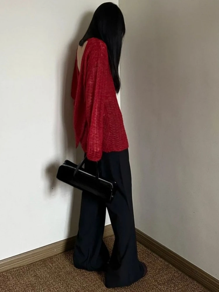 Y2K See-Through Knitted Women' - Embroidery Tshirt incelemesi ve fiyatı