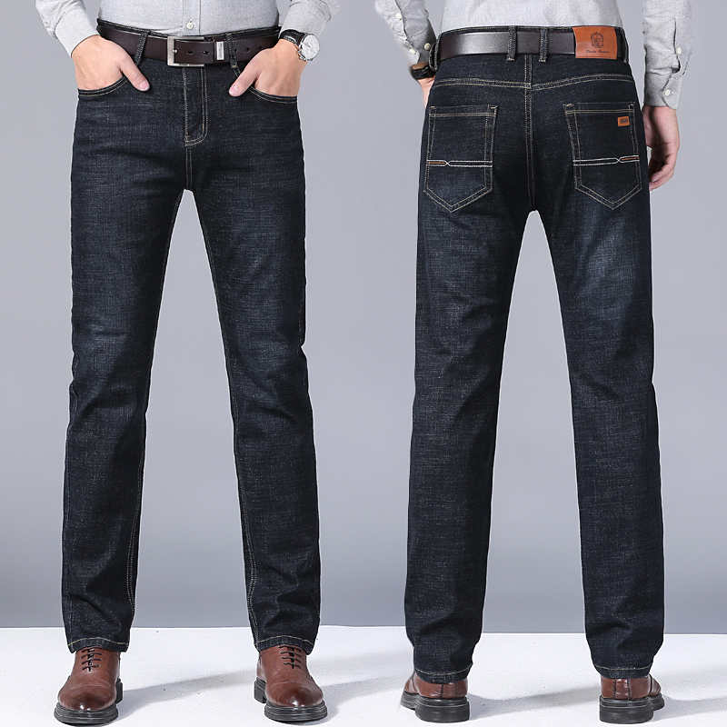 2023 New Men's Stretch Fit  Je - Embroidery Effect incelemesi ve fiyatı