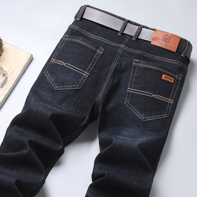 2023 New Men's Stretch Fit  Je - Embroidery Effect incelemesi ve fiyatı